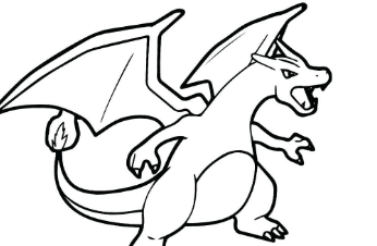 Charizard:15cegeug8-W= Pokemon Coloring Page