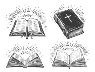 Clip Art:-Qjhoe_Monk= Holy Bible