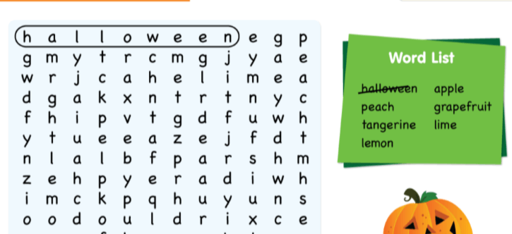 Free Printable:8zxkx6jemaw= Halloween Word Search