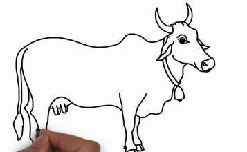 Clipart:_N6r7x-Sehk= Drawing:Eebjgess2bu= Cow