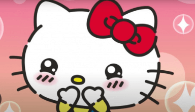 Drawing:9aholgowblk= Hello Kitty Characters