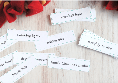 Free Printable:3ulztgkcjt4= Christmas Charades