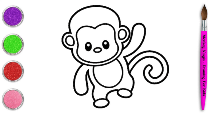 Drawing:Uqp7yroofp0= Monkey